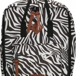 Promo π Beste deal π₯ Enrico Benetti Londen 46150 Laptoprugzak Met 14" Laptopvak - Zebra Print π₯° π