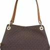 Coupon 🎉 Kopen 🛒 Michael Kors Raven Tote L Dames Schoudertas - Bruin 🔔 😉 -Tassen-Dames Verkoop 550x766