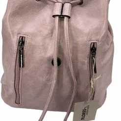 Top 10 😍 Uitgang 🔔 Flores Lederwaren Soepele Softpink Leren Rugzak 🎁 👍 -Tassen-Dames Verkoop 550x767