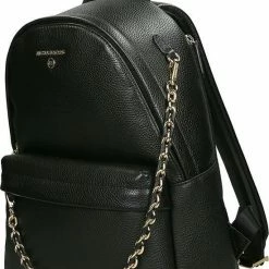 Promo 😀 Hete verkoop ⌛ Michael Kors Slater Dames Rugzak Leer - Zwart 🌟 ⭐ -Tassen-Dames Verkoop 550x770 1