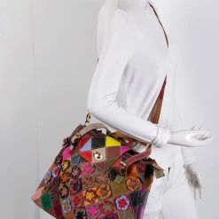 Uitgang 🥰 Korting 😉 Viabologna Dokterstas Gekleurd Italiaans Leder ✨ 🥰 -Tassen-Dames Verkoop 550x770 10