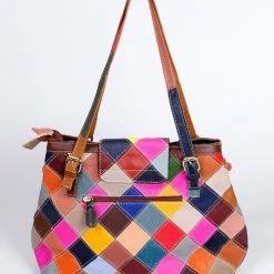 Uitgang 🥰 Korting 😉 Viabologna Dokterstas Gekleurd Italiaans Leder ✨ 🥰 -Tassen-Dames Verkoop 550x770 6