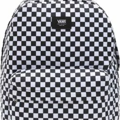 Top 10 π Goedkoopste 𧨠Vans MN Old Skool Check B Rugzak - Black/White π π€©