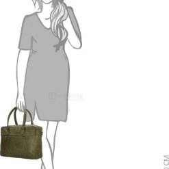 Coupon ⭐ Aanbiedingen 🔔 Charm London Farringdon Laptoptas 15,6 Inch (38 Cm) - Olijfgroen 🌟 🎉 -Tassen-Dames Verkoop 550x775 6