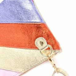 Beste Pirce 🥰 Coupon 🔔 Giuliano Rainbow Metallic Schoudertas - Clutch Multicolor 🌟 ❤️ -Tassen-Dames Verkoop 550x780 11