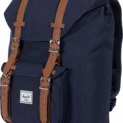 Nieuw 🛒 Goedkoop 😍 Herschel Little America Mid-Volume - Peacoat/Tan / Rrugzak Met 17L Opbergvolume - 13" Fleece-gevoerd Laptopvak - Magnetische Sluiting / Met Levenslange Fabrieksgarantie / Limited Lifetime Warranty / Blauw 😀 😉 -Tassen-Dames Verkoop 550x787 1