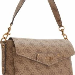 Beste deal 🔥 Beste recensies van 🌟 GUESS Eco Brenton Dames Crossbody TasHandtas Kunstleer - Beige 💯 🎁 -Tassen-Dames Verkoop 550x787