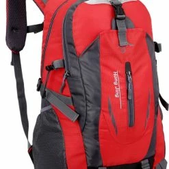 Korting 🤩 Goedkoopste 🌟 Faseras Outdoor Camping Rugzak - 17 Inch Laptopvak - Waterafstotend - Wandel Rugzak - Rood - 40L 🥰 🎉 -Tassen-Dames Verkoop 550x787 3