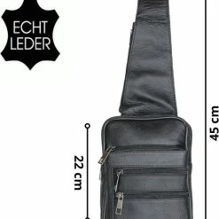 Goedkoop 🎉 Goedkoopste 🤩 Fana Bags Leren Crossbody Tas Heren Bruin - Crossbodytas Heren Leer - Nektasje - Herentassen Schuin - Rugzak Schuine Schouderband - Slingbag 👏 🌟 -Tassen-Dames Verkoop 550x790 3