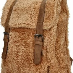 Promo 🧨 Gloednieuw 🥰 Enrico Benetti Teddy Rugzak 66654 - Camel 🎁 😍 -Tassen-Dames Verkoop 550x800 3