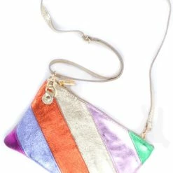 Beste Pirce 🥰 Coupon 🔔 Giuliano Rainbow Metallic Schoudertas - Clutch Multicolor 🌟 ❤️ -Tassen-Dames Verkoop 550x804 6
