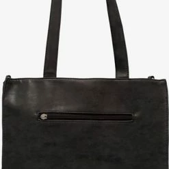 Uitgang 👏 Beste deal 🎁 Renato Lucci Dames Shopper Zwart - Zwart ⌛ ✔️ -Tassen-Dames Verkoop 550x805 2