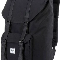 Begroting 🧨 Groothandel ⭐ Herschel Little America - Black/Black / Ruime Rugzak Met 25L Opbergvolume - 15" Fleece-gevoerd Laptopvak - Magnetische Sluiting / Met Levenslange Fabrieksgarantie / Limited Lifetime Warranty / Zwart 🎉 🎉 -Tassen-Dames Verkoop 550x809 5