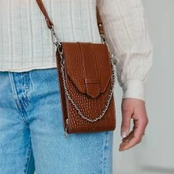 Flash-uitverkoop ✔️ Hete verkoop 😍 Mosz MŌSZ Croco Dames Telefoontasje / Crossbody / Phonebag - Leer - 🌟 ❤️ -Tassen-Dames Verkoop 550x812 2