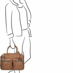 Aanbiedingen 👍 Uitgang 🤩 Wimona Alessia 1105 Schoudertas / Laptoptas - 15 Inch - Bruin 🧨 🥰 -Tassen-Dames Verkoop 550x812 4