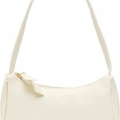 Hete verkoop π Flash-uitverkoop π Schoudertas / Handtas | Crème | 23 X 14 X 8 Cm | Kunstleer | Fashion Favorite π― π