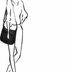 Beste recensies van 👏 Goedkoop 😉 Bear Design Medium Schoudertas / Crossbody Tas Dames - Leer - Cow Lavato - Zwart ✔️ 😀 -Tassen-Dames Verkoop 550x813