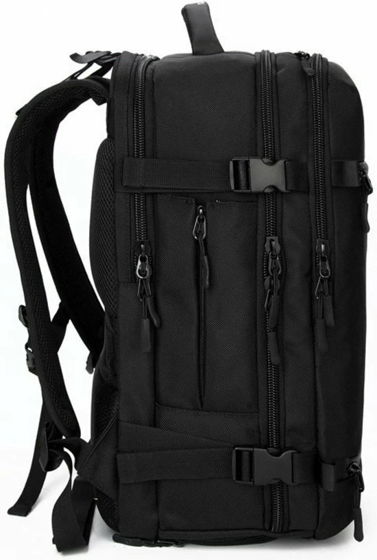 Nieuw β€οΈ Nieuw π Omnistow π π Handbagage Rugzak - 47x29x20cm - Cabin Approved π π Backpack - Zwart - 27L - Waterafstotend - Laptopvak π π 5 Nieuw β€οΈ Nieuw π Omnistow π π Handbagage Rugzak - 47x29x20cm - Cabin Approved π π Backpack - Zwart - 27L - Waterafstotend - Laptopvak π π - Afbeelding 3