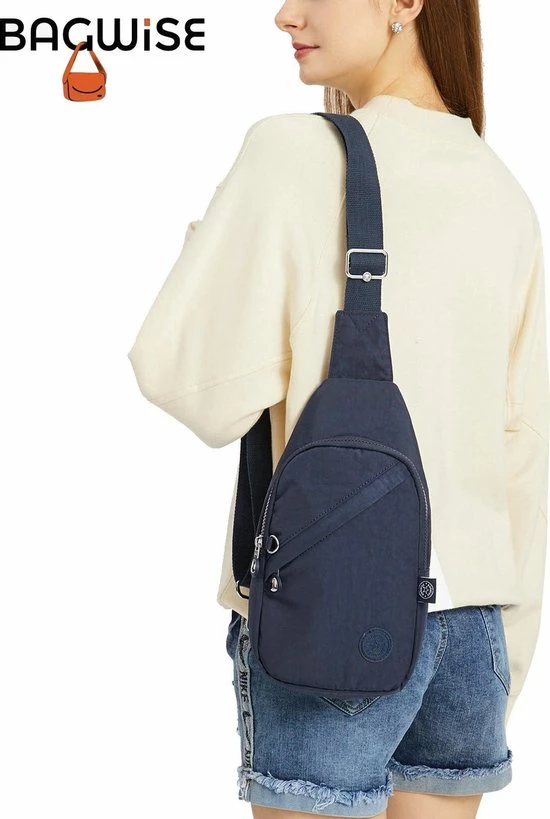 Groothandel 👏 Beste deal ⭐ Bagwise® Crossbodytas - Sling Bag - Dames - Heren - S - (1239) - Donker Blauw 😍 💯 8 Groothandel 👏 Beste deal ⭐ Bagwise® Crossbodytas - Sling Bag - Dames - Heren - S - (1239) - Donker Blauw 😍 💯 - Afbeelding 6