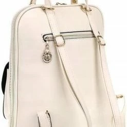 Nieuw 🤩 Korting 💯 LOUZIR Moderne Stijlvolle 3 In 1 PU Lederen Rugzak- Handtas- Schooltas- Schoudertas- Verstelbaar & Opbergvakken -waterbestendig -Beige 🥰 🔥 -Tassen-Dames Verkoop 550x820 7