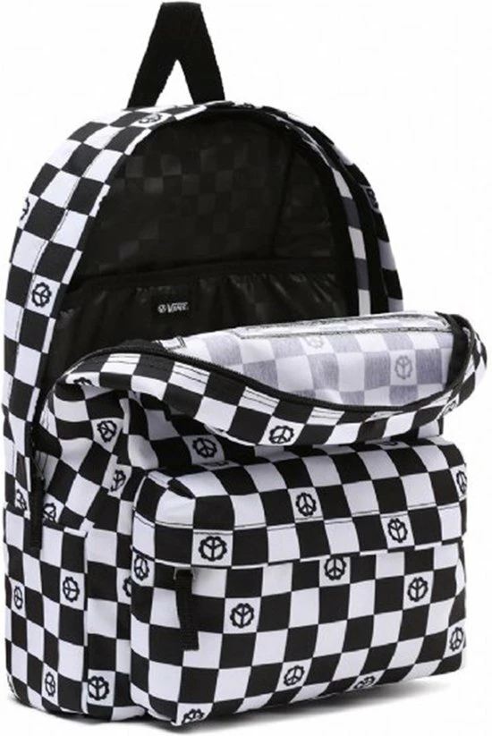 Gloednieuw π Hete verkoop π€© Vans Realm Flying Rugzak Peace Check Black / Ashley Blue π€© π 5 Gloednieuw π Hete verkoop π€© Vans Realm Flying Rugzak Peace Check Black / Ashley Blue π€© π - Afbeelding 3