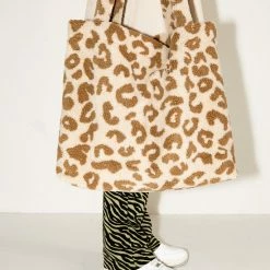 Gloednieuw 👏 Kopen 🎁 Jill Trendy Zeer Grote Teddy Bear Shopper, Beige/bruin ⭐ 🔔 -Tassen-Dames Verkoop 550x825 10