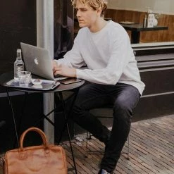 Beste Verkoop 🥰 Hete verkoop 👏 DSTRCT Fletcher Street Business Laptoptas - 15 Inch - Zwart 😉 ❤️ -Tassen-Dames Verkoop 550x825 77