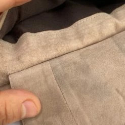 Nieuw 👏 Korting ⭐ Merkloos Dames Polstas Suède Leer - Bruine Damestas Met Handgeborduurd Bloemenpatroon In Paars - Riemtasje 😍 ✨ -Tassen-Dames Verkoop 550x832