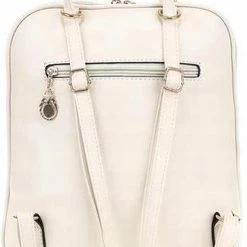 Nieuw 🤩 Korting 💯 LOUZIR Moderne Stijlvolle 3 In 1 PU Lederen Rugzak- Handtas- Schooltas- Schoudertas- Verstelbaar & Opbergvakken -waterbestendig -Beige 🥰 🔥 -Tassen-Dames Verkoop 550x839 17